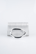 Silver Laser Cut Night Bag KC790