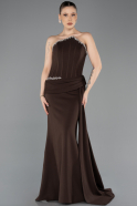 Long Brown Evening Dress ABU5737