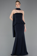 Long Navy Blue Evening Dress ABU5774