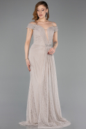 Long Mink Dantelle Evening Dress ABU5841