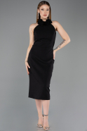 Midi Black Cocktail Dress ABK2551