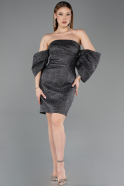 Short Anthracite Cocktail Dress ABK2563