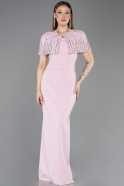 Long Powder Color Evening Dress ABU5889
