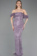 Long Lila Scaly Evening Dress ABU5886