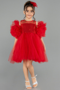 Short Red Girl Dress ABK2572
