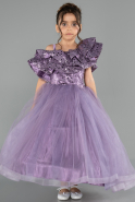 Long Lila Kid Wedding Dress ABG180