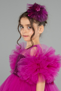 Short Fuchsia Girl Dress ABK2572