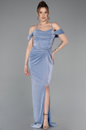 Long Indigo Prom Gown ABU5925
