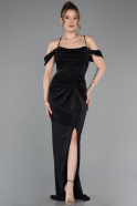 Long Black Prom Gown ABU5925