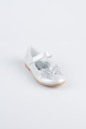 Silver Crystal Flat Shoe OR3100