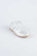 Silver Crystal Flat Shoe ORK3103