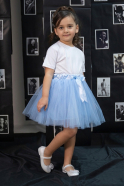 Blue Girls Skirt KT201