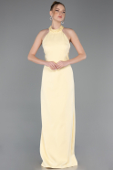 Long Yellow Prom Gown ABU5971