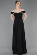 Long Black Prom Gown ABU5938