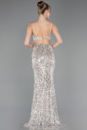 Long Beige Prom Gown ABU5980