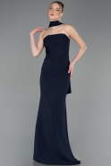 Long Navy Blue Evening Dress ABU5981
