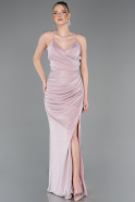 Long Powder Color Prom Gown ABU6008