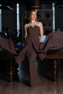 Long Brown Prom Gown ABU5970