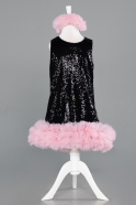 Short Black Girl Dress ABK2574
