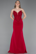 Red Long Evening Dress ABU5568