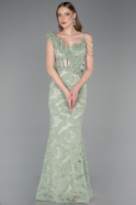 Long Mint Evening Dress ABU6059