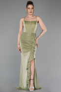 Long Oil Green Prom Gown ABU6082