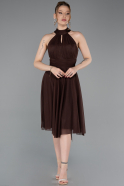 Short Brown Cocktail Dress ABK2612
