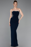Navy Blue Long Evening Dress ABU6020