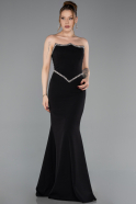 Long Black Mermaid Prom Dress ABU6092