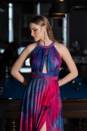 Long Fuchsia Evening Dress ABU6048