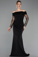 Long Black Evening Dress ABU6101