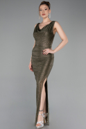 Long Olive Drab Prom Gown ABU6105