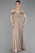 Long Gold Evening Dress ABU6107