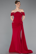 Red Long Evening Dress ABU6001