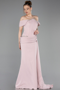 Powder Color Long Evening Dress ABU6001