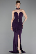Long Purple Evening Dress ABU6112