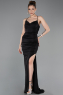 Long Black Prom Gown ABU6115