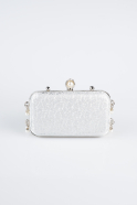 Silver Patterned Night Bag KC714
