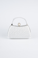 Silver Patterned Night Bag KC752