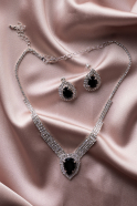 Silver-Black Accessory Set UK966
