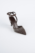 Brown Stony Evening Shoe AB2101