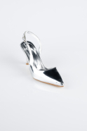 Silver Mirror Evening Shoe AB2102