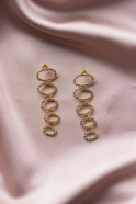 Gold Earring UK569