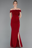 Long Red Prom Gown ABU6151