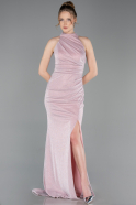 Powder Color Long Evening Dress ABU6083
