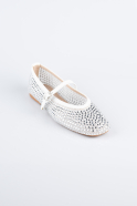 White Stony Evening Shoe AB2120