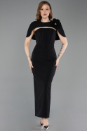 Midi Black Party Dress ABK2628