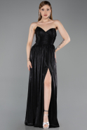 Long Black Prom Gown ABU6196
