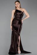 Brown Long Prom Gown ABU5022