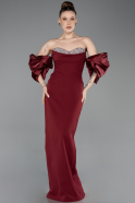 Long Burgundy Evening Dress ABU6204
